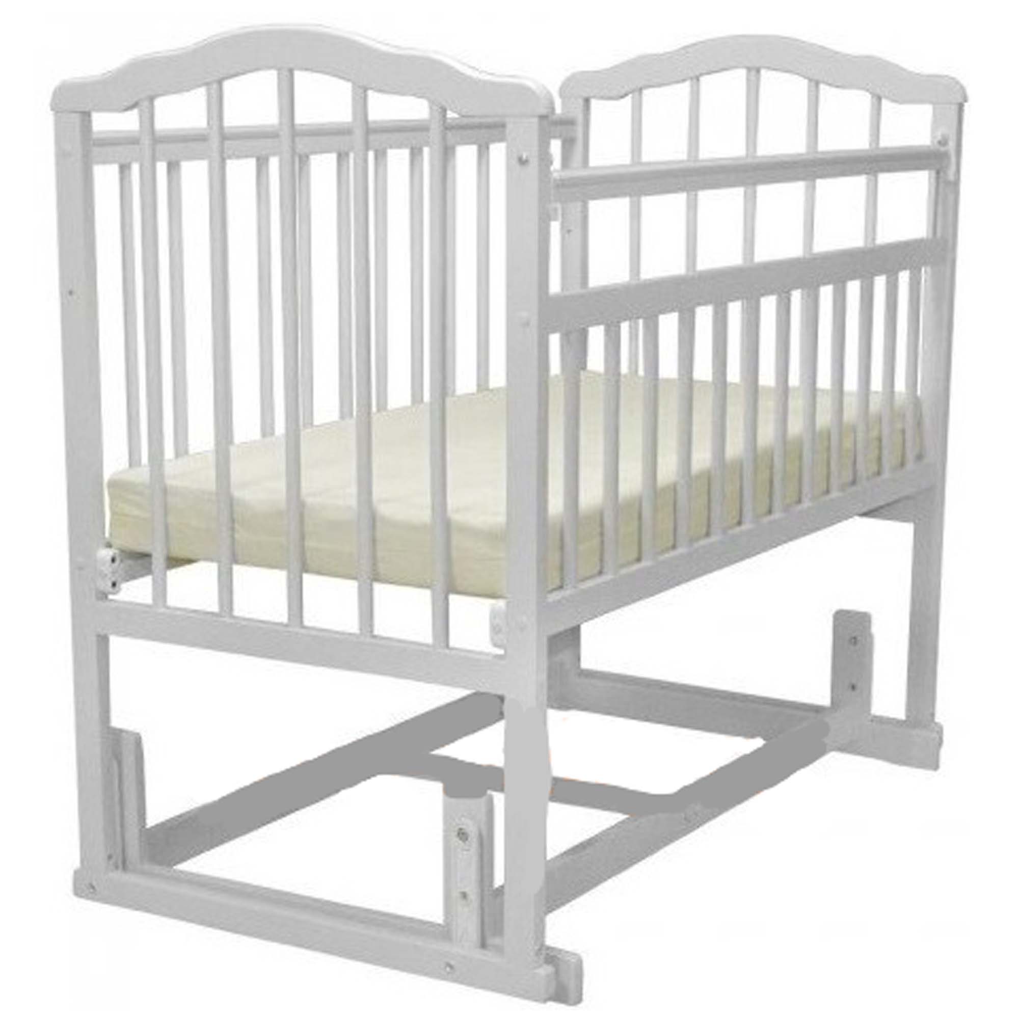 Кроватки для малышей, Кровать детская Гном-5 белая