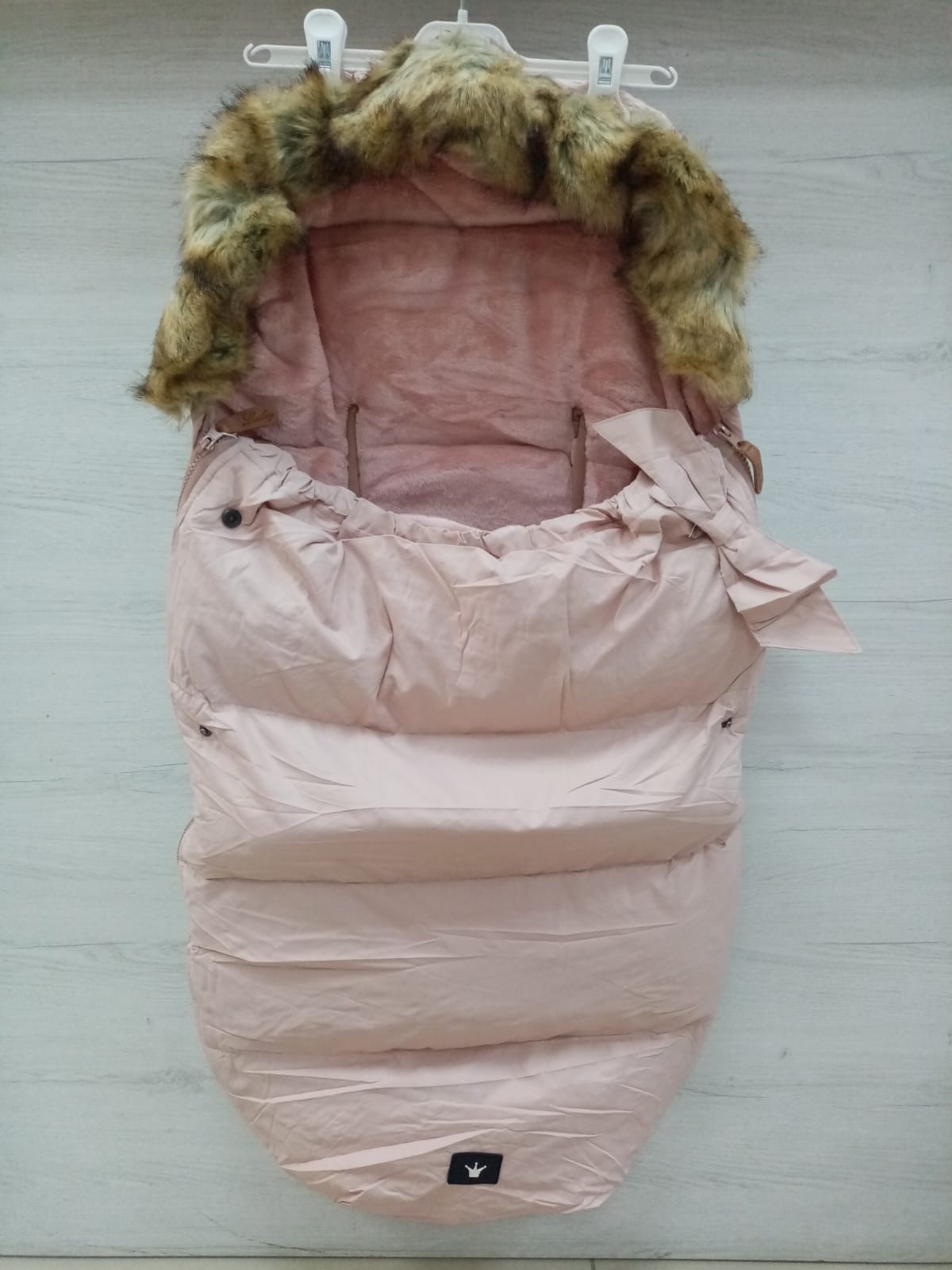 Конверты и спальные мешки, Конверт в коляску Luxmom, светло-розовый