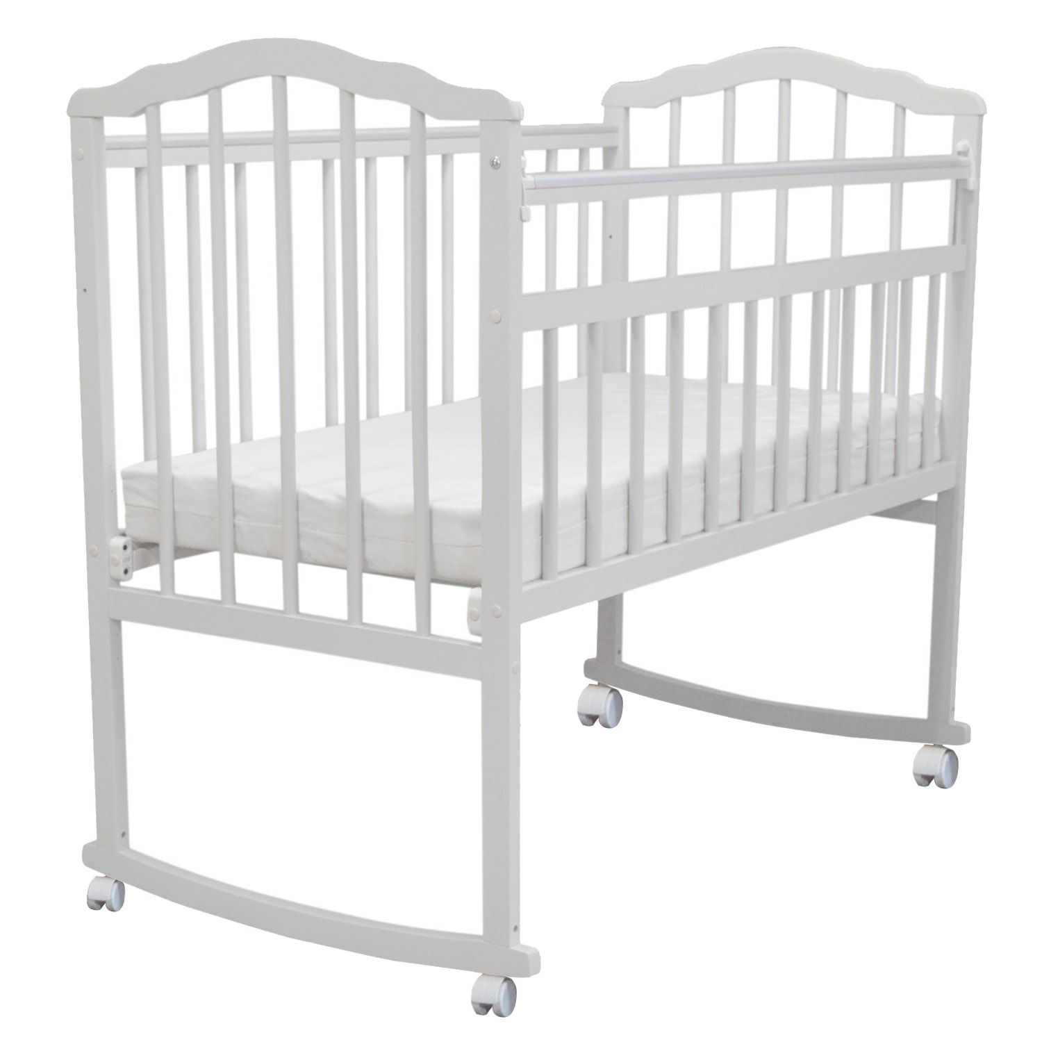 Кроватки для малышей, Кровать детская Гном-2 белая