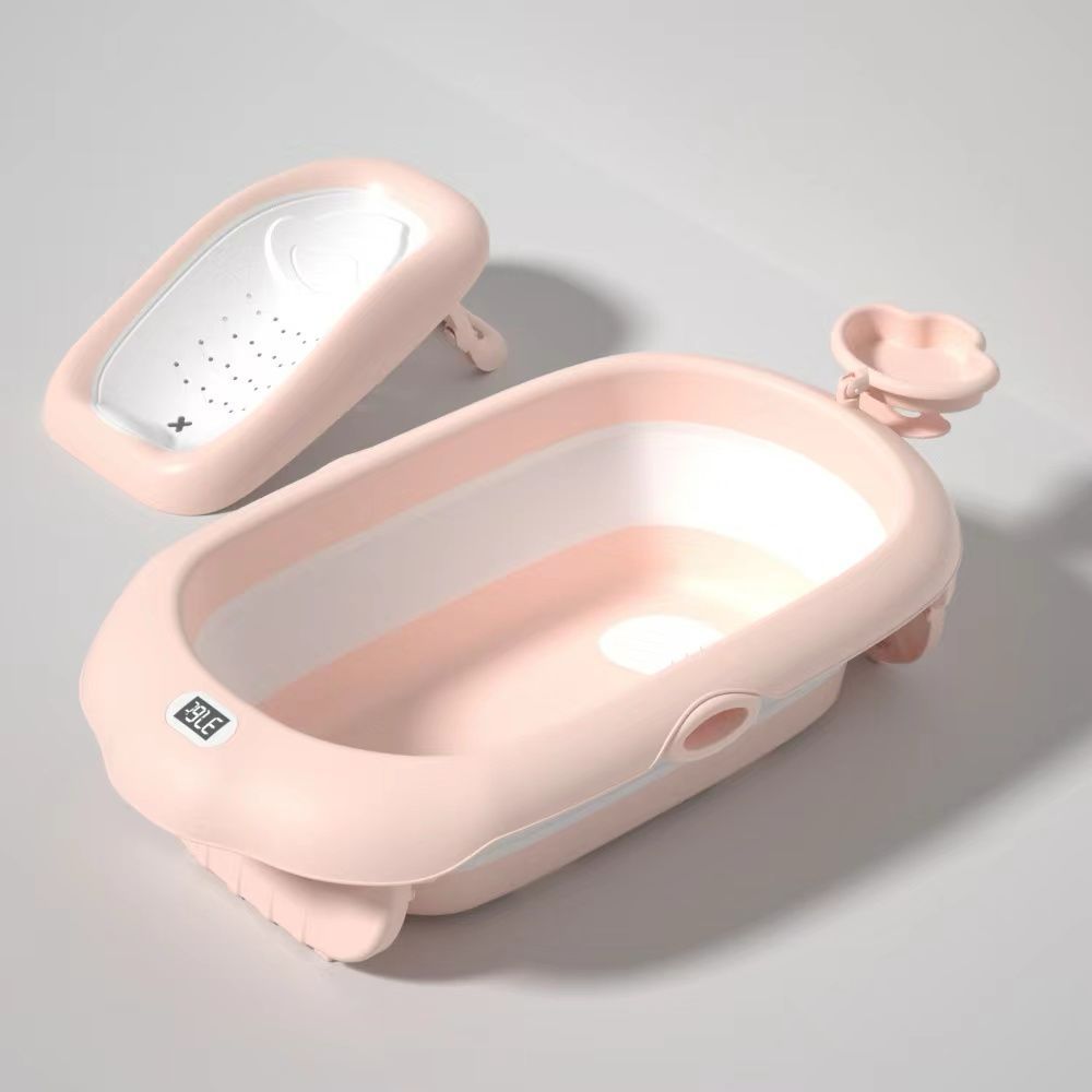 Ванночки, Ванночка детская складная luxmom HBT-110 розовая