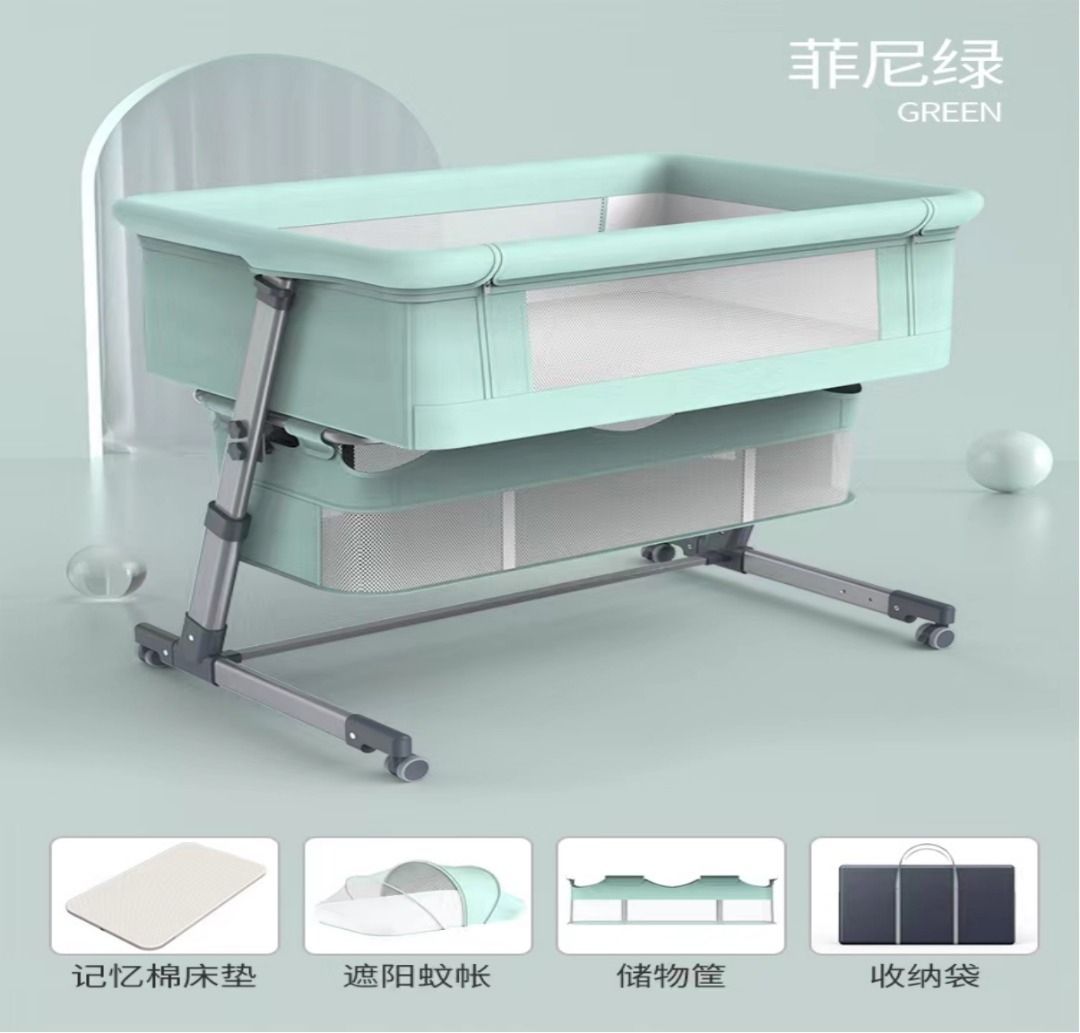Кроватки для малышей, Колыбель Luxmom 608 зеленый