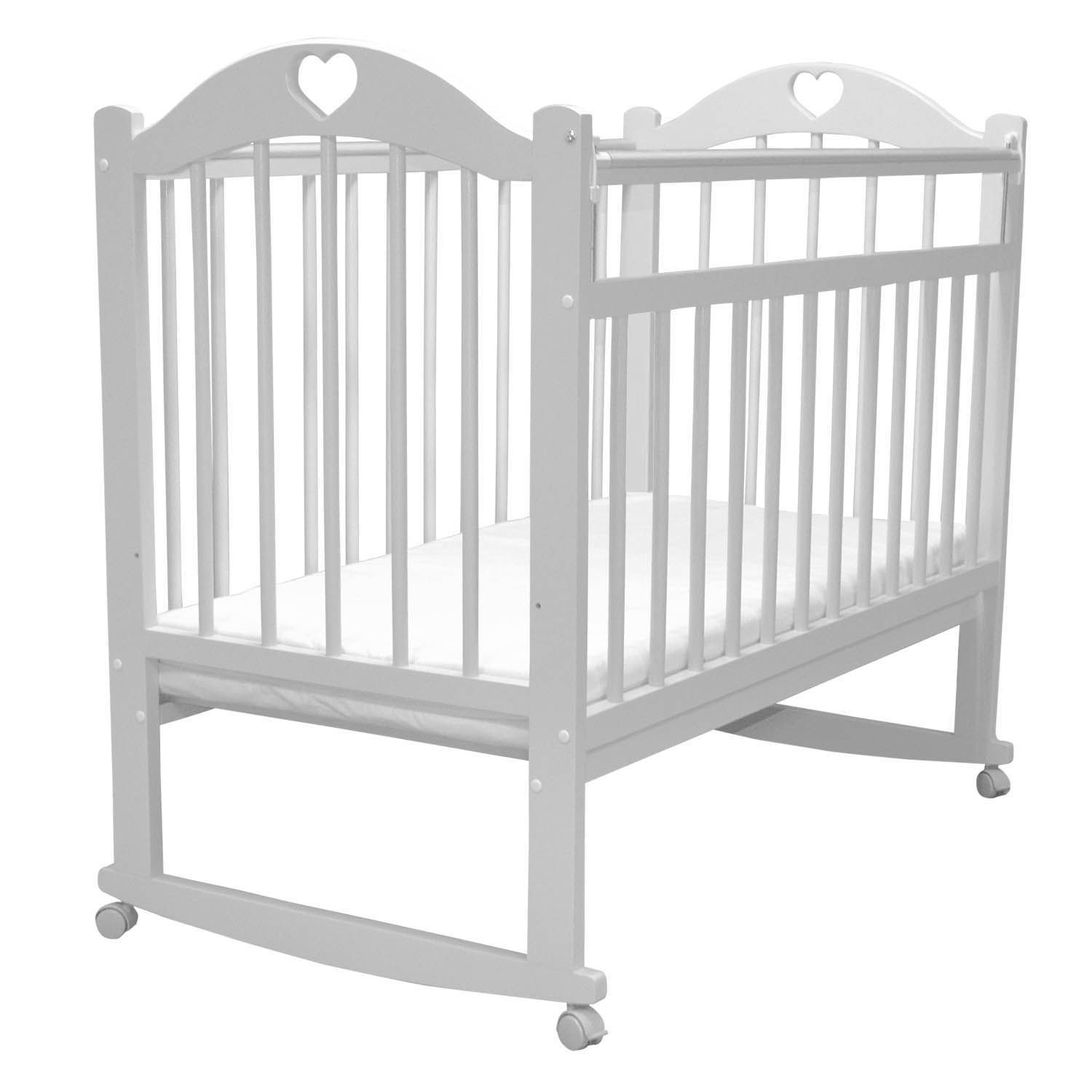 Кроватки для малышей, Кровать детская Кроха 1 белая
