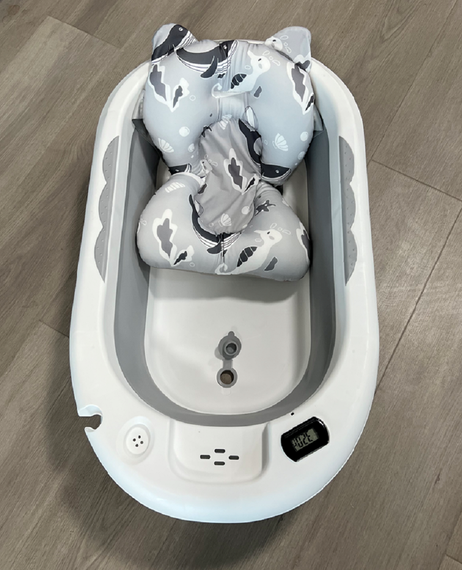 Ванночки, Ванночка детская складная luxmom HBT-005 серый