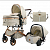 Коляски-трансформеры, Детская коляска-трансформер 3 в 1 Luxmom 518, бежевый